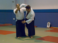 Simon Whittaker sensei - ikkyo (uke: Matt Mumford)